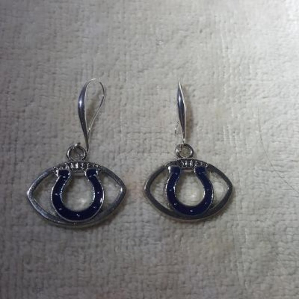 Indianapolis Colts NFL Dangle Earrings NEW
